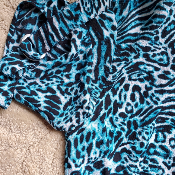 Michael Kors dk peacock blouse - Picture 2 of 4